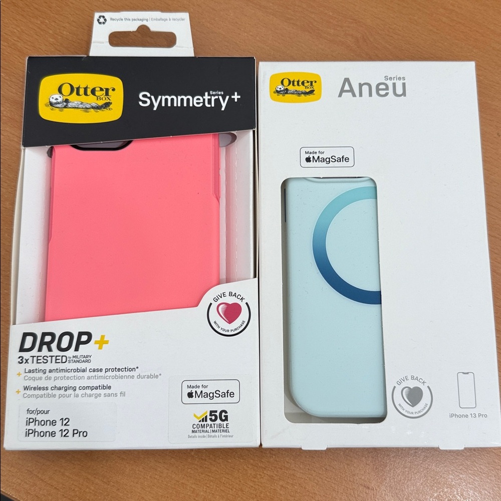 Hotter Symmetry+ Pink and Blue iPhone Cases